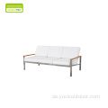 Möbel für Patio Sofa Set Outdoor Eck Teak